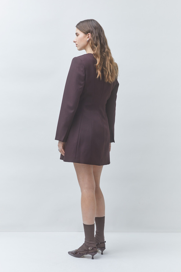 CIRCLE Short dress with long sleeves