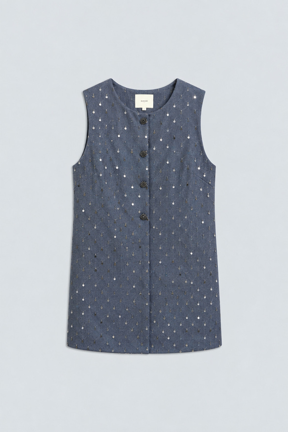 CUTE Fancy sleeveless mini dress
