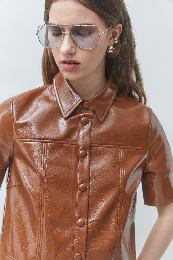 CORA Short vinyl dress