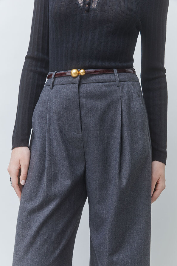 JAYCE Striped darted pants