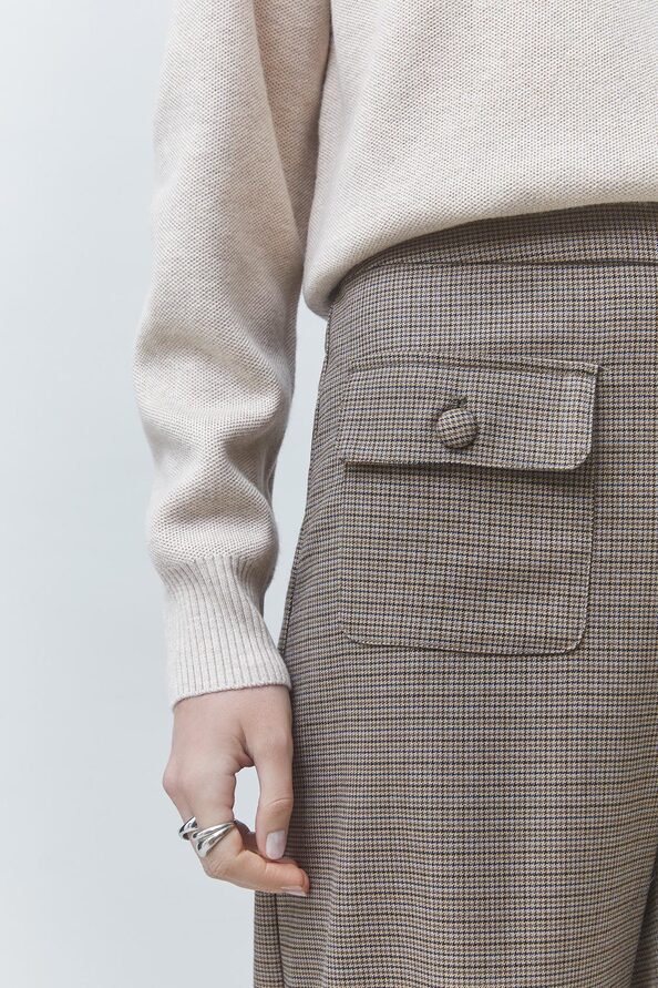 JOHN High-waisted pants with pocket details