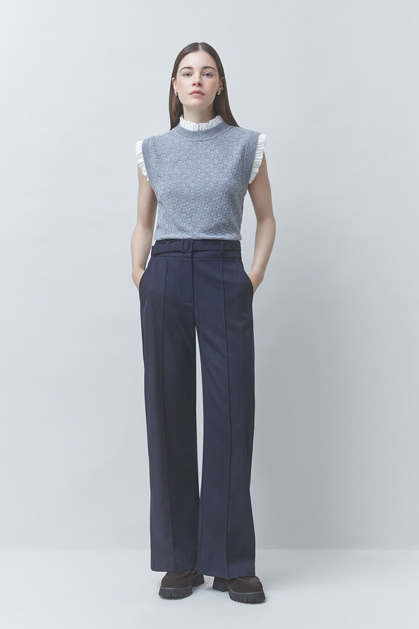 JICKY Fluid belted pants