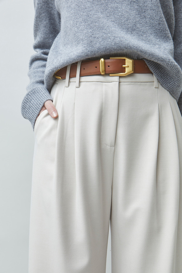 JAPAN Wide-leg pleated pants