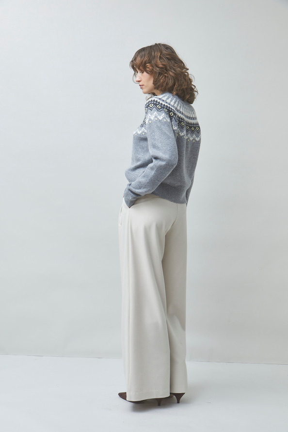 JAPAN Wide-leg pleated pants
