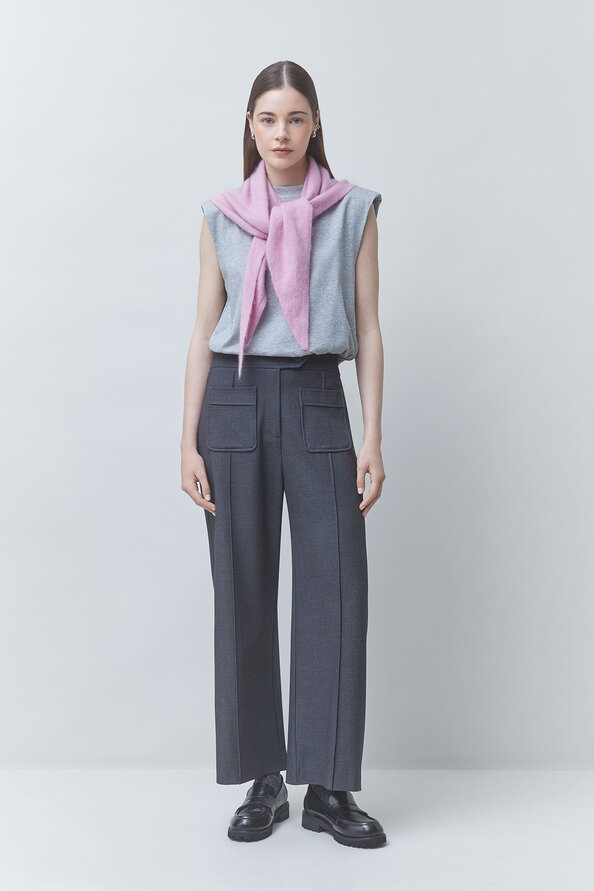 JERRY Carbon wide-leg pants