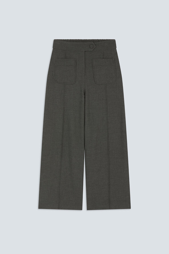 JERRY Carbon wide-leg pants