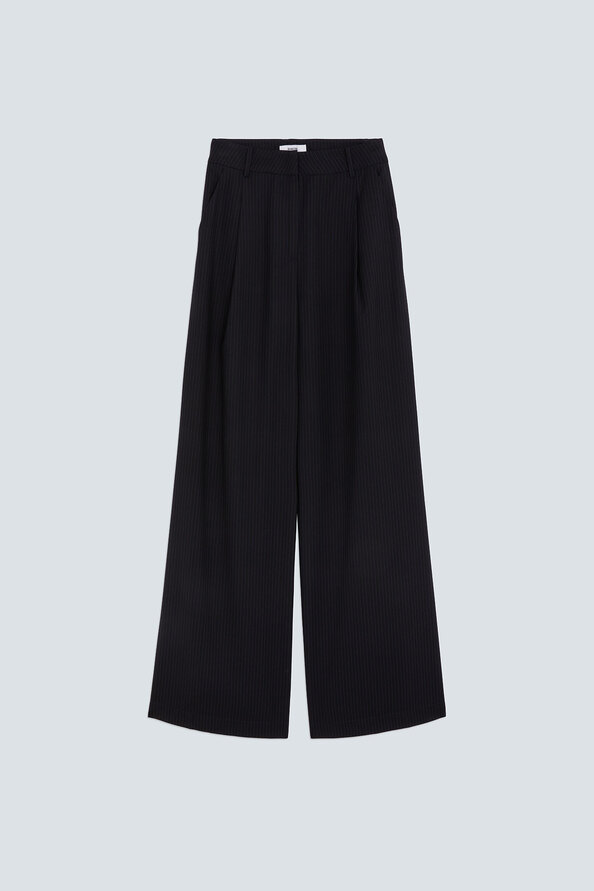 JELLY Wide-leg checked pants