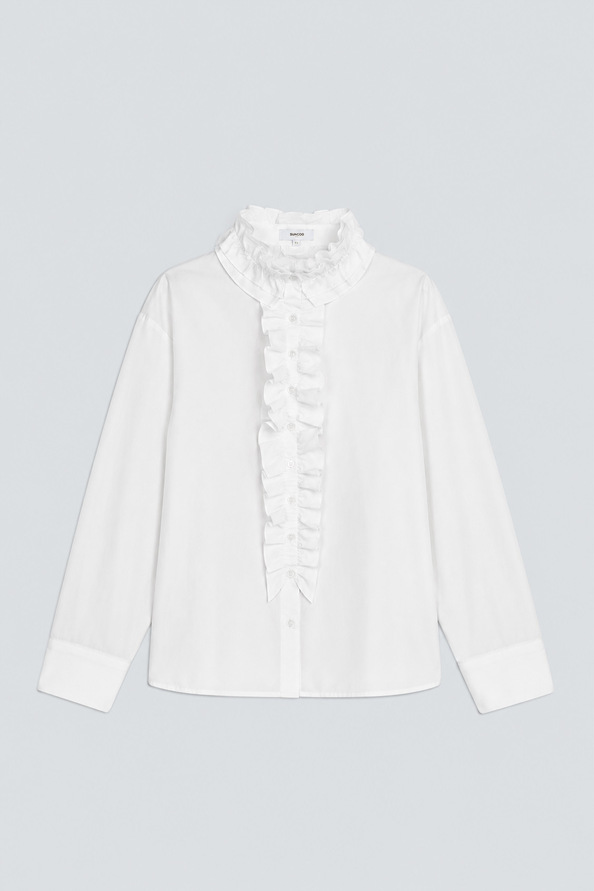 LUCIE Shirt with a Victorian collar