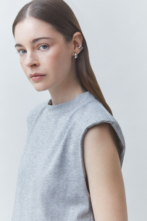 MARCHAL Plain sleeveless T-shirt