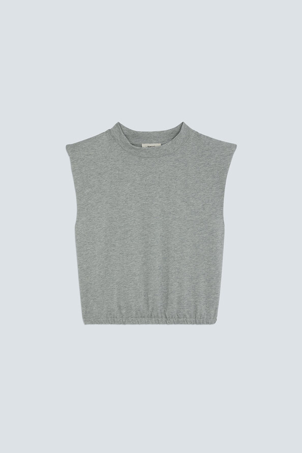 MARCHAL Plain sleeveless T-shirt