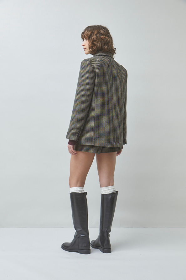 DUCKY Wool checked blazer