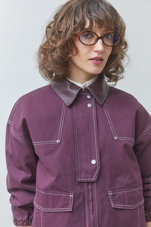 DALI Denim zip-up jacket