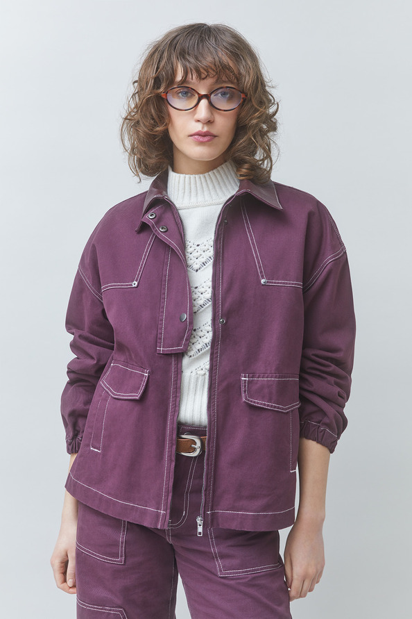 DALI Denim zip-up jacket