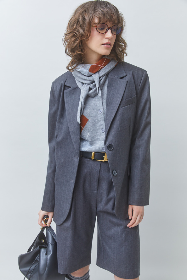 DWEN Striped blazer