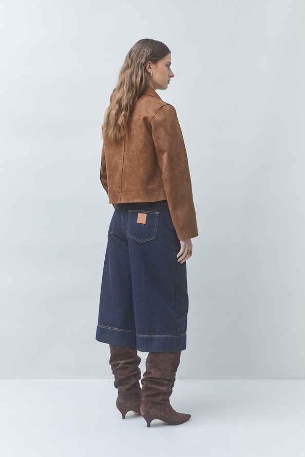 DUNE Faux suede short jacket