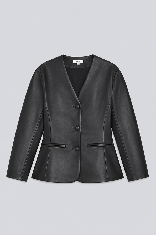 DREAM Black faux leather jacket