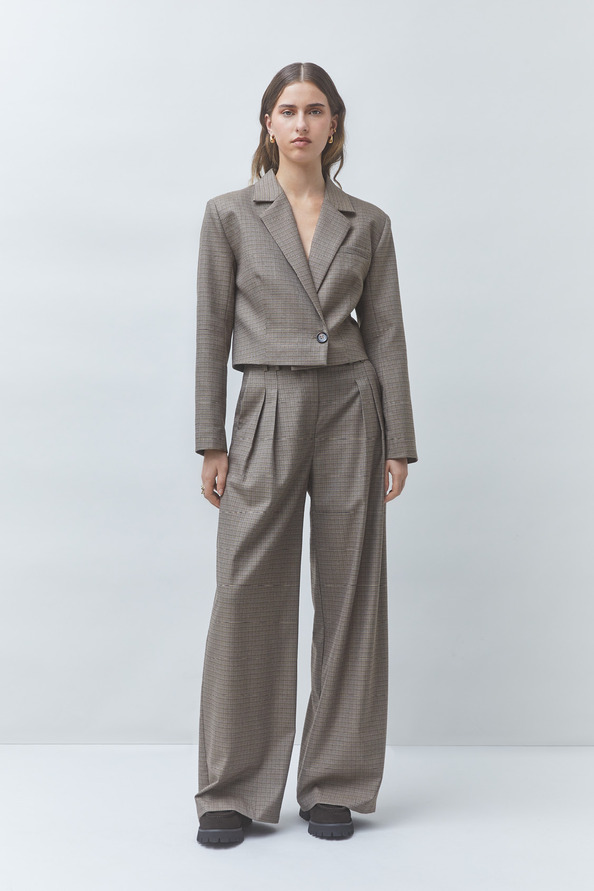 DUDE Blazer short wrap dress