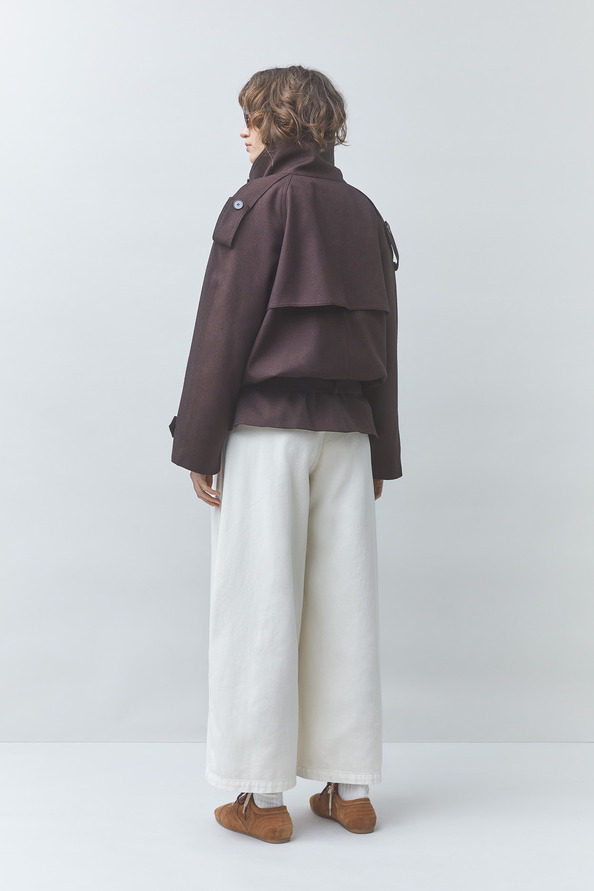 DEEP Short belted coat