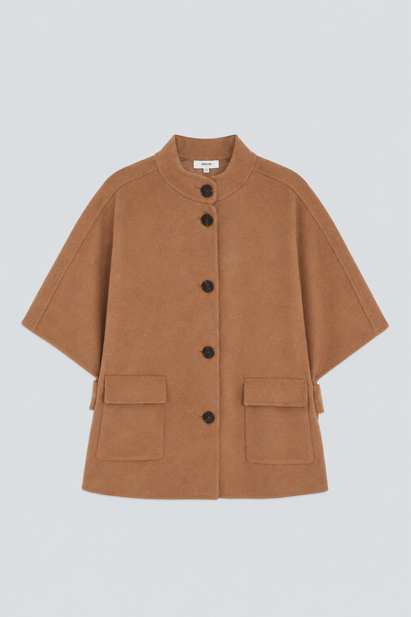 EZRA Short-sleeved wool coat