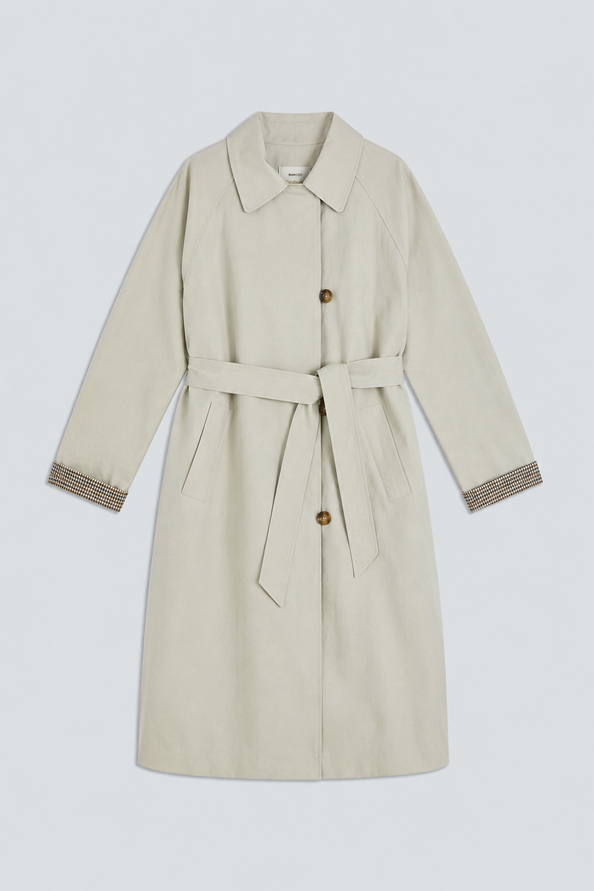 ESCAPE Long belted trench coat