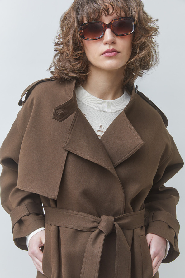 EPIC Long coat with a belt