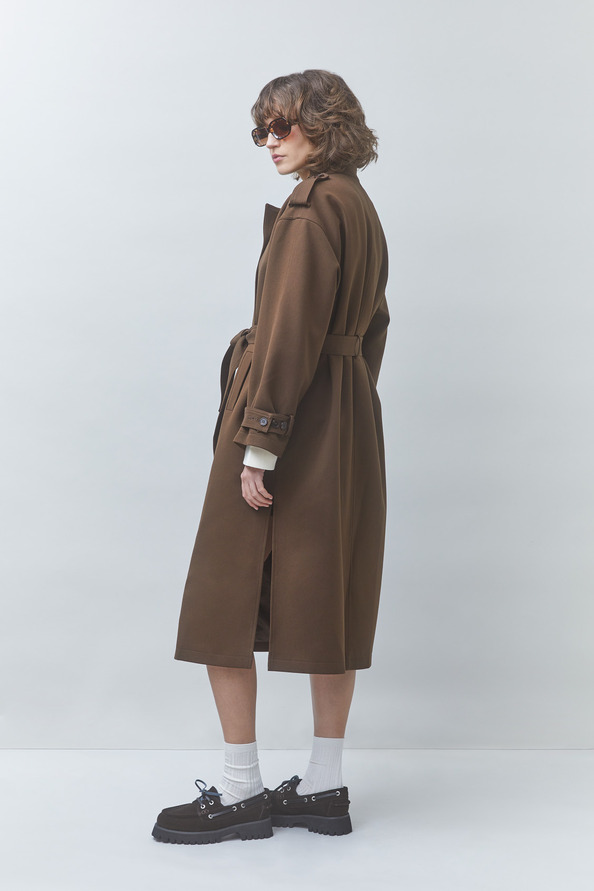 EPIC Long coat with a belt