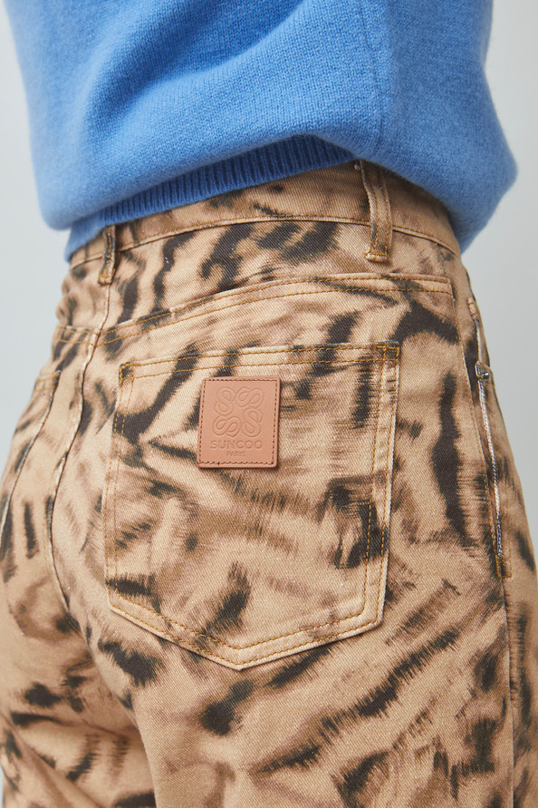 ROBIN Wild-print jeans