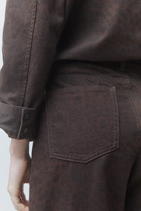 RIDER Choco Leopard-print jeans