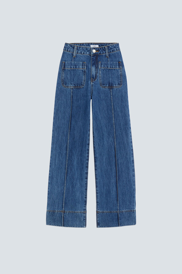 RICK Wide-leg jeans with the pocket details