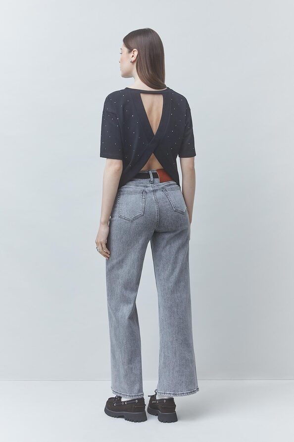 READY Straight grey jeans