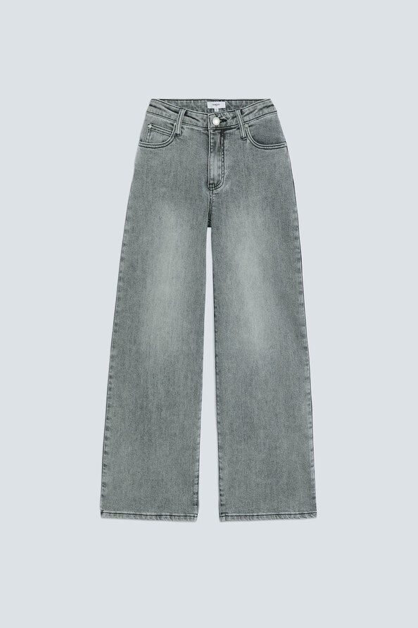 READY Straight grey jeans