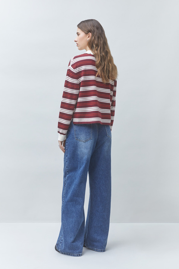RYTHM Flared jeans with seam details