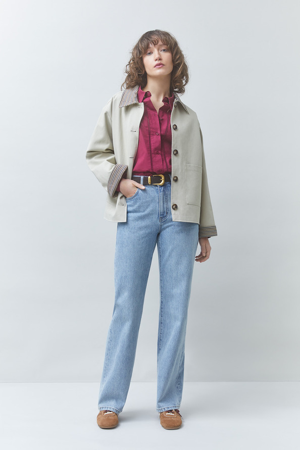 ROCKY Light blue straight jeans