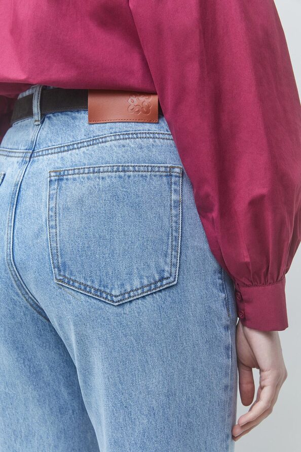 ROCKY Light blue straight jeans
