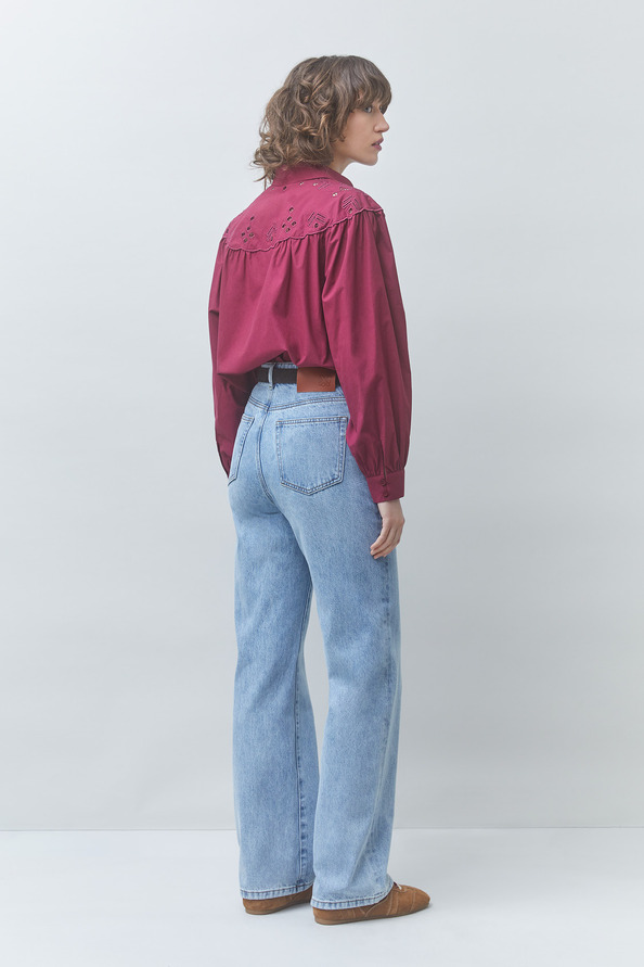 ROCKY Light blue straight jeans