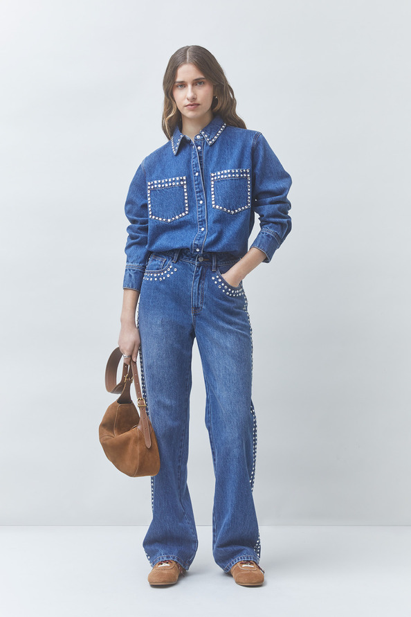 ROLLING Fancy sequinned jeans