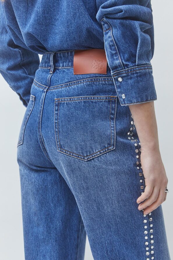 ROLLING Fancy sequinned jeans
