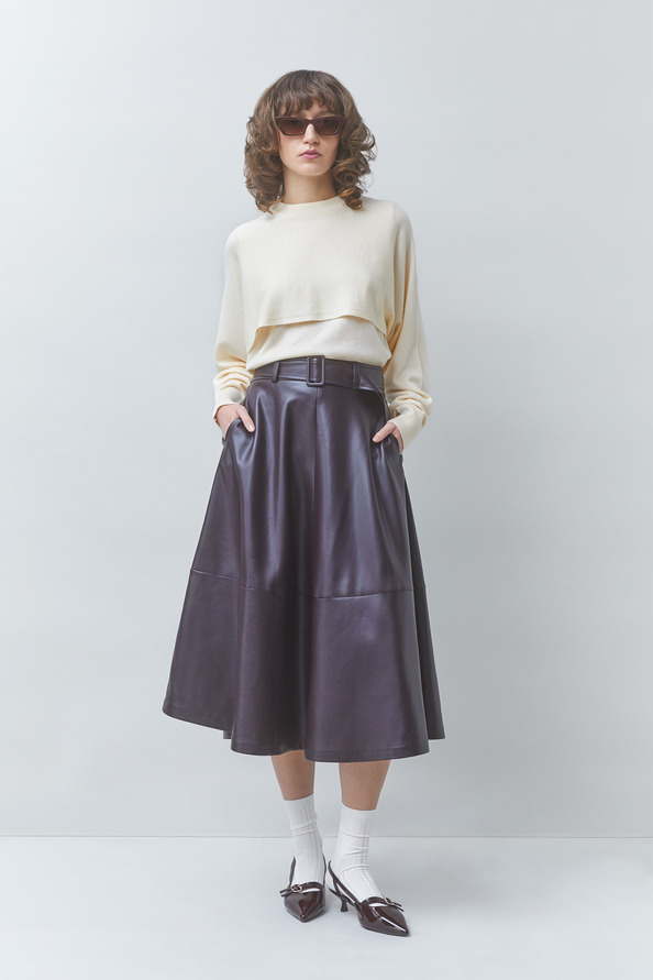 PRAVA Fancy crop-style jumper