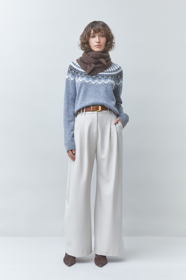 PISTI Wool jacquard jumper
