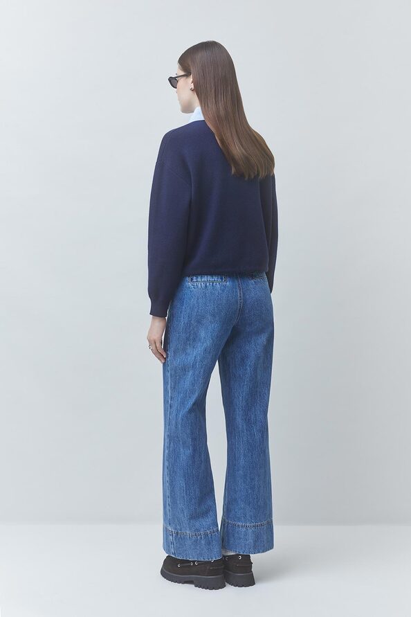 PAULIN Two-tone polo jumper