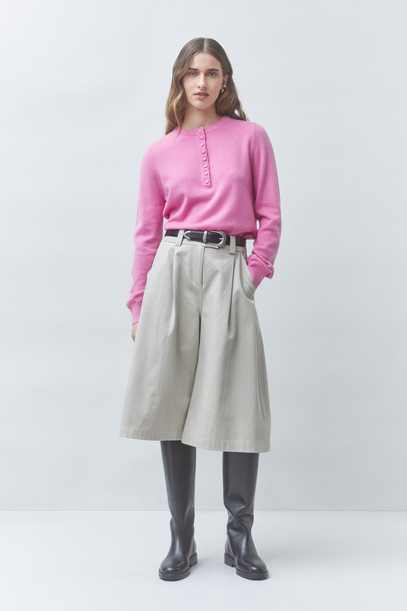 PAZ Plain pink wool jumper