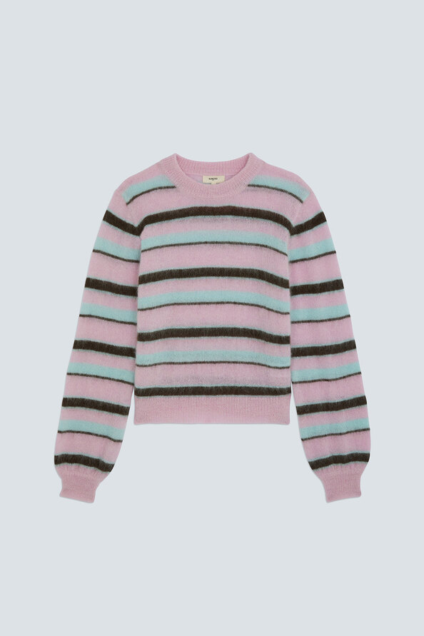 PRIORIS Mohair wool striped jumper