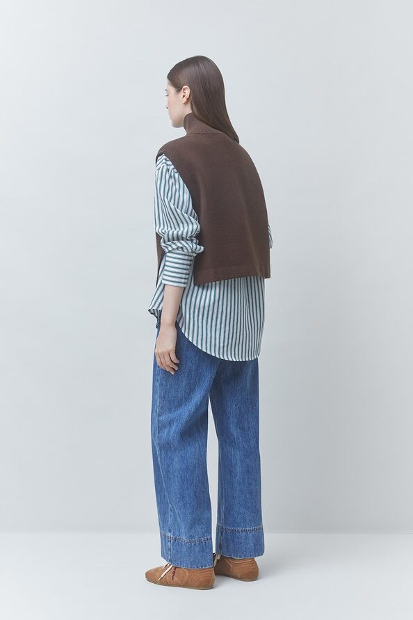 PACOMI Short, button-up sleeveless jumper