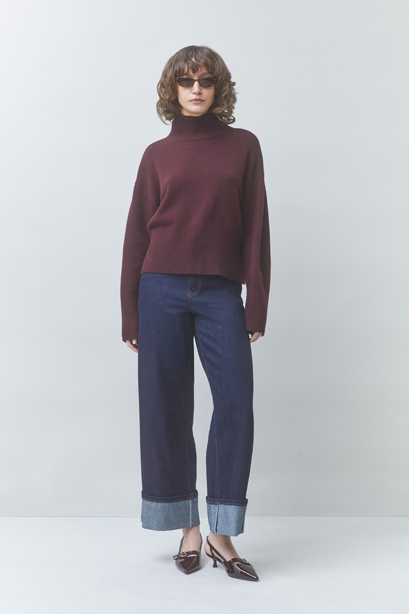 PINTO Plum wool jumper