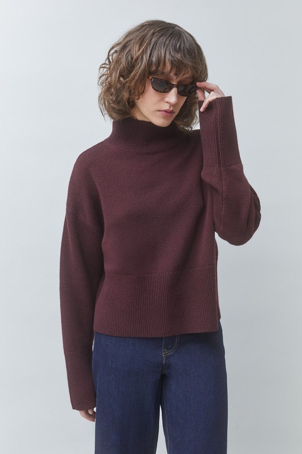 PINTO Plum wool jumper