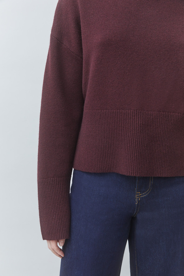 PINTO Plum wool jumper