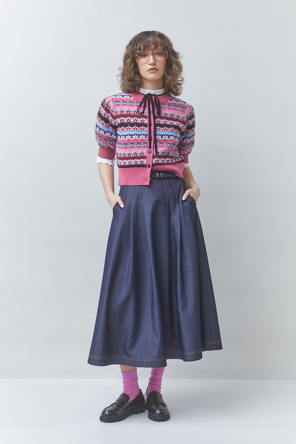 GEMONI Fancy striped cardigan