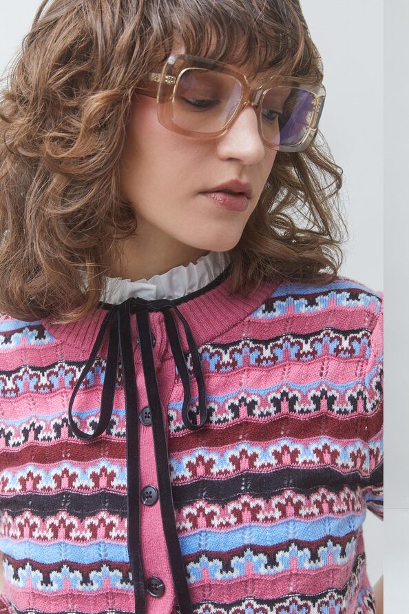 GEMONI Fancy striped cardigan
