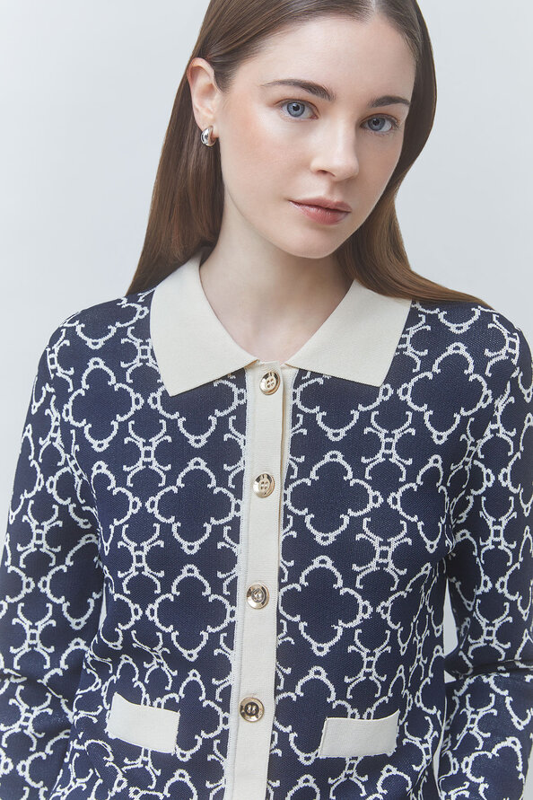 GEMARY Fancy patterned cardigan