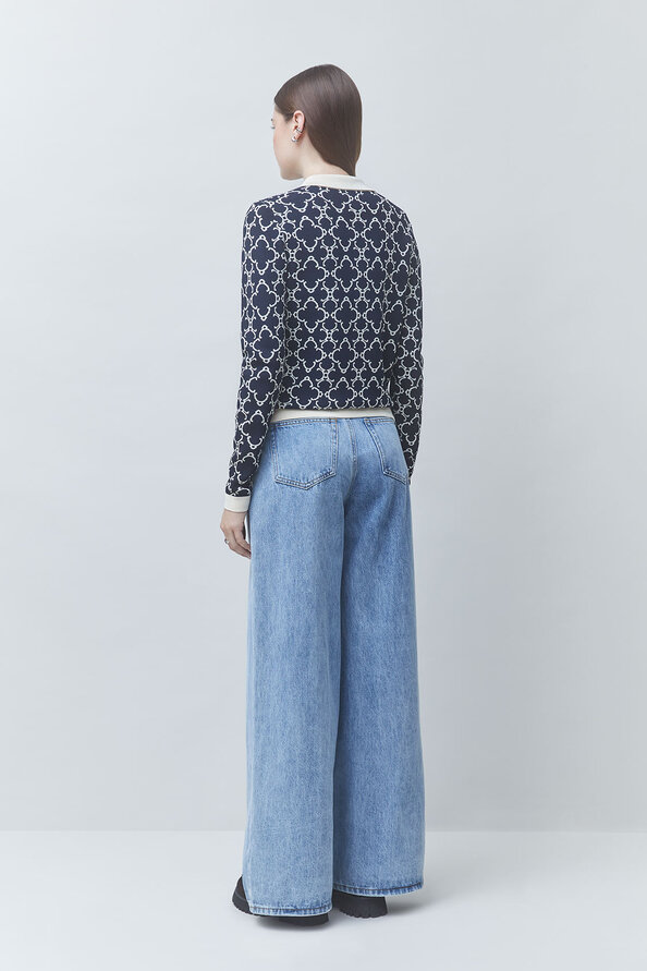 GEMARY Fancy patterned cardigan